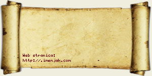 Ema Stamenković vizit kartica